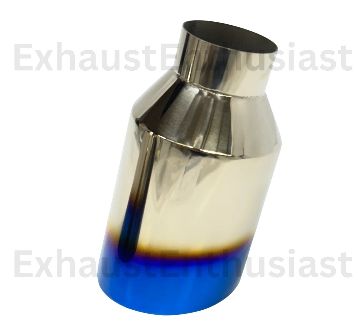 2.5” Inlet 5” Outlet 9” Long Exhaust Tip SS304 Weld-On